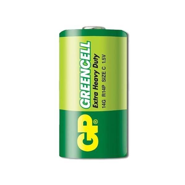 GP Battery Extra Heavy Duty Size C Greencell Carbon Zinc Bateri