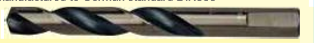 Temo 8.0mm Black/Golden Finish Jobber TMDR1000800A Drill - Standard - 5pcs/pk