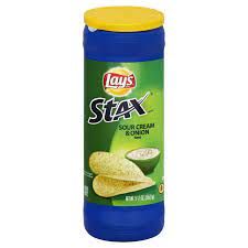 Lay's Stax Sour Cream & Onion Potato Crisps