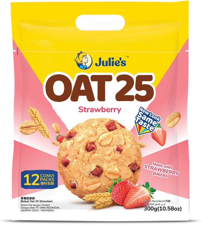Julie’s Oat 25 Strawberry 300g X 24 PACKS