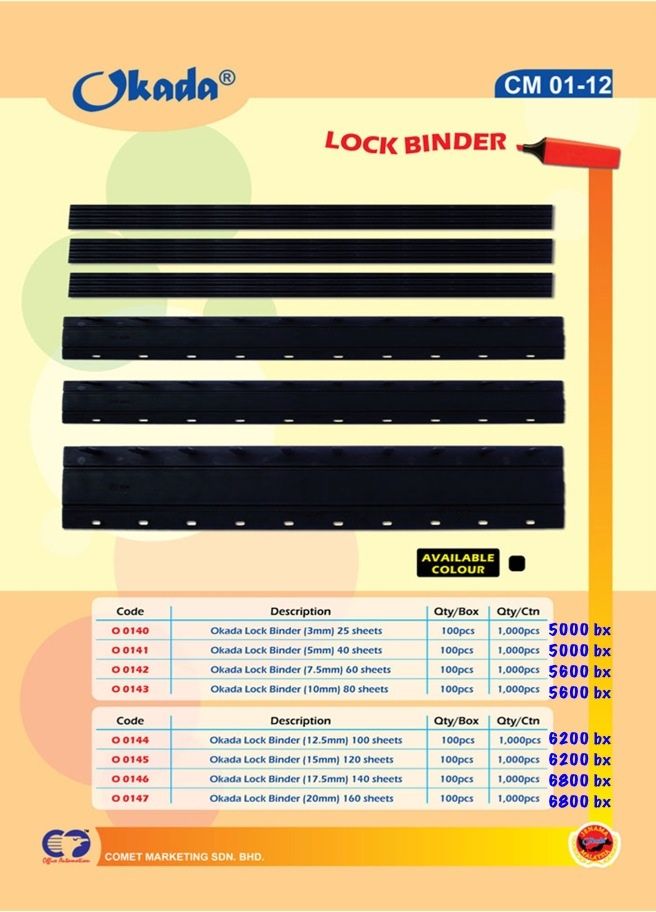 35MM PRESS BINDER -50'S / BOX / Okada / Press Binder / Binder / 35mm #Black