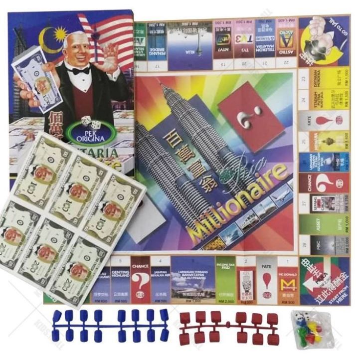 Millionaire / Billionaire Board Games 2128 Millionaire CHS-2128-KK
