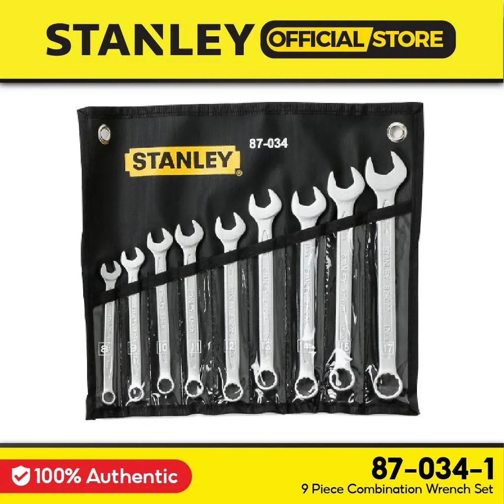 Stanley WRENCH SET COMB SL 9PC MET