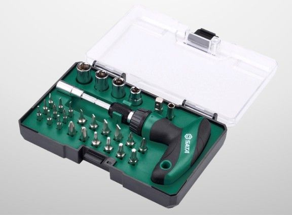 Sata 29PCS RATCHET SD & SOCKET KIT