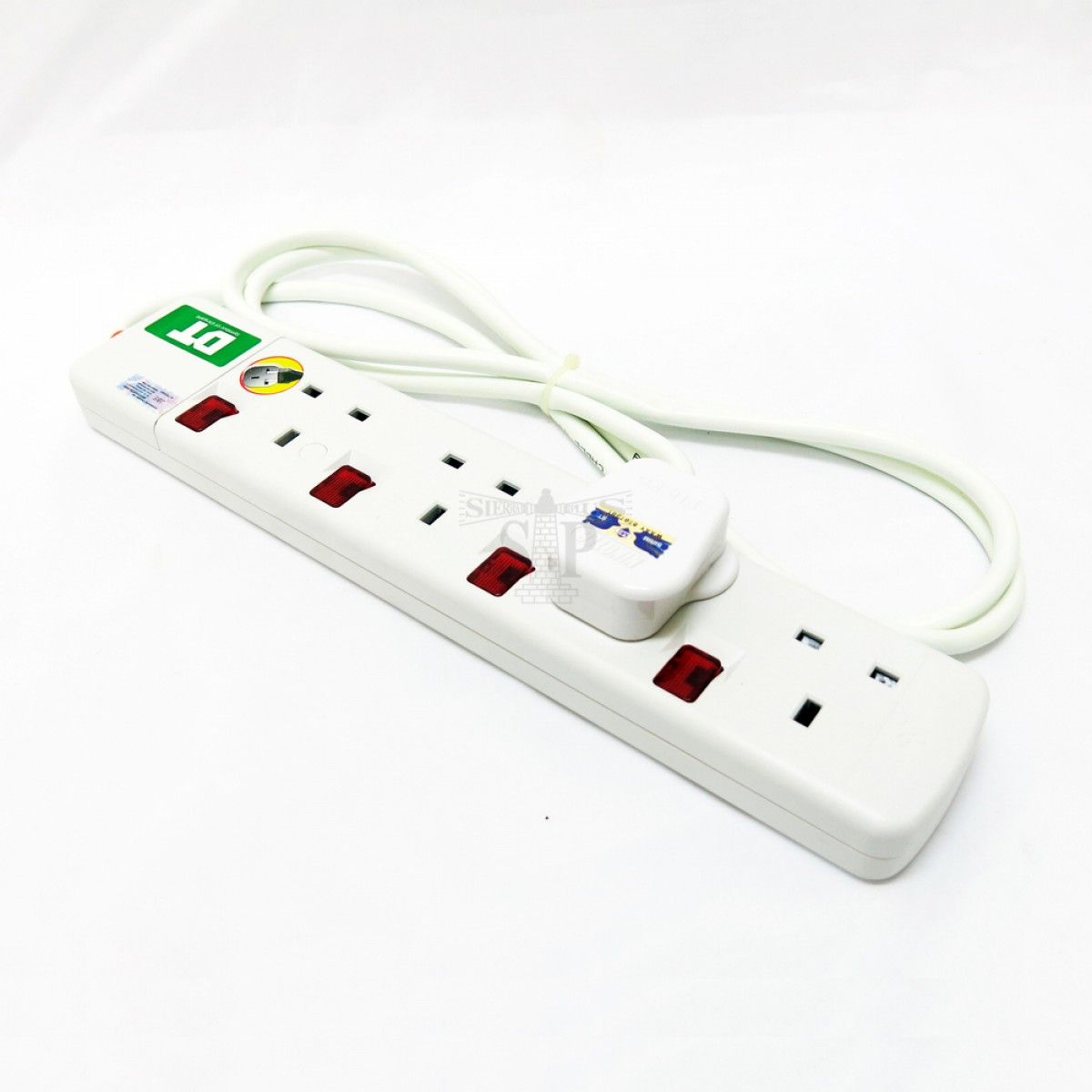 Heavy Duty Extension Plug 4 Gang 2meters / Sirim Approve /2m /Extension Plug 4 Gang