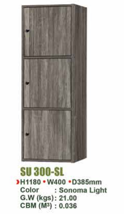 SU UTILITY SHELF SU 300 - SL / N.OAK / WN