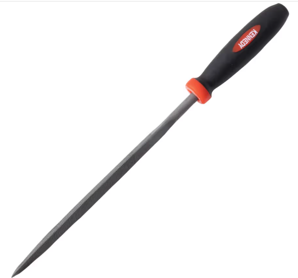 14cm (5.1/2") THREE SQUARE CUT 4NEEDLE FILE