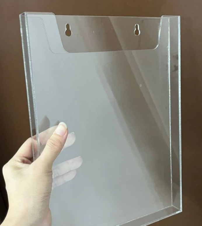 Acrylic A4 Hanging Wall Mounted Document - Potrait