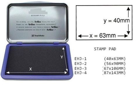 STAMP PAD #0 (M) size : 10 cm (length) x 7 cm (width)