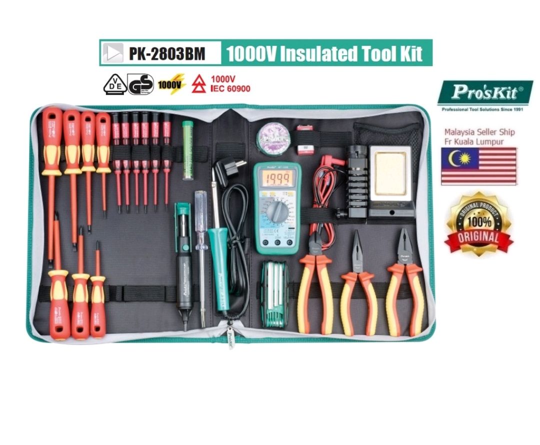 ProsKit PK-2803BM 1000V Insulated Tool Kit