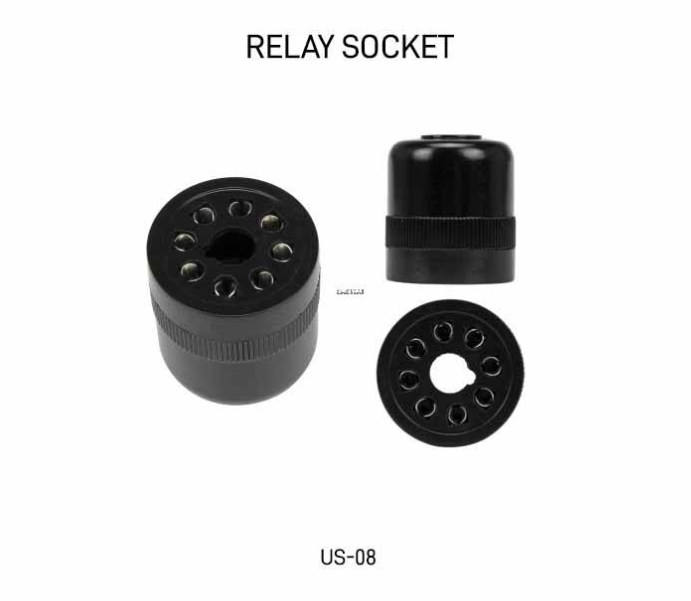 XGH US-08 RELAY SOCKET, BACK CONNECTION, 8 PINS
