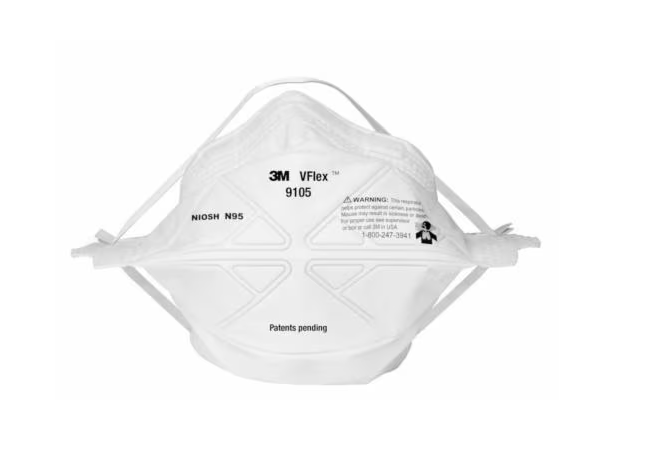3M VFlex 9105 Particulate Respirator, N95 - 50pcs/box