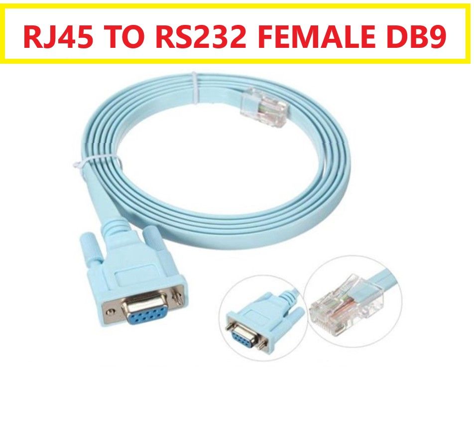 DB9 (Female) To RJ45 Console Cable