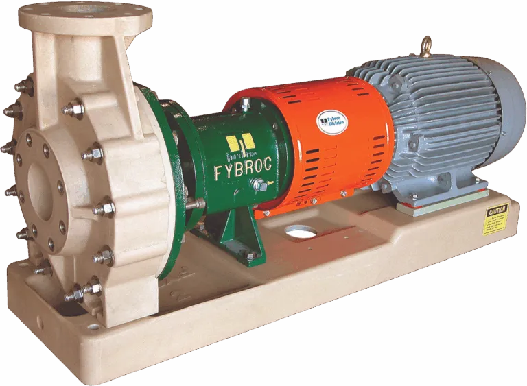 FYBROC (USA) HORIZONTAL FIBERGLASS PUMP