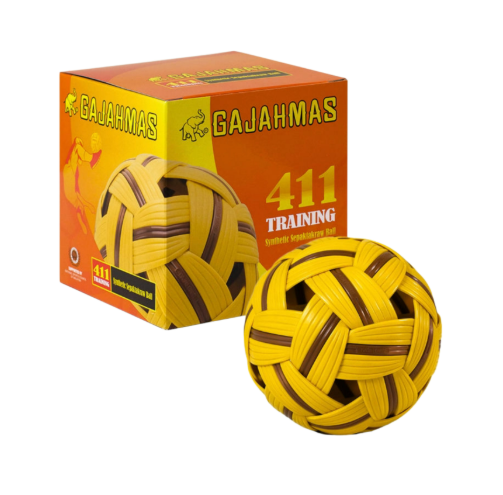Bola Sepak Takraw / Sepak Raga / Takraw Ball Gajah X3J Takraw TK-411-KK