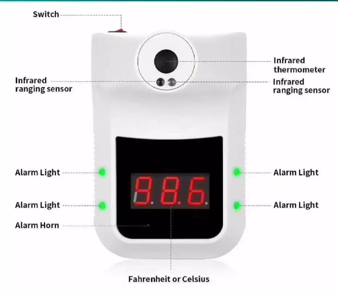 OCHA K3 Thermometer Non-Contact Digital Thermometer Infrared Forehead Temperature- FREE DELIVERY CHARGE SEMENANJUNG ONLY