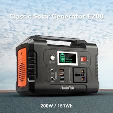 Flashfish E200 200W 151Wh Solar Power Statition