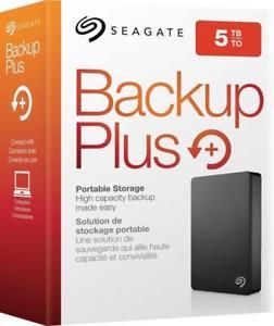 Seagate Backup Plus Portable External Hard Drive 5TB