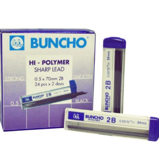 BUNCHO 0.5MM 2B PENCIL LEAD