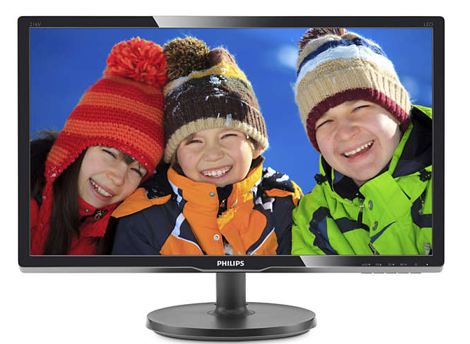 Genuine Malaysia Philips Warranty - PHILIPS 216V6LHSB2 20.7 INCH FHD LCD MONITOR