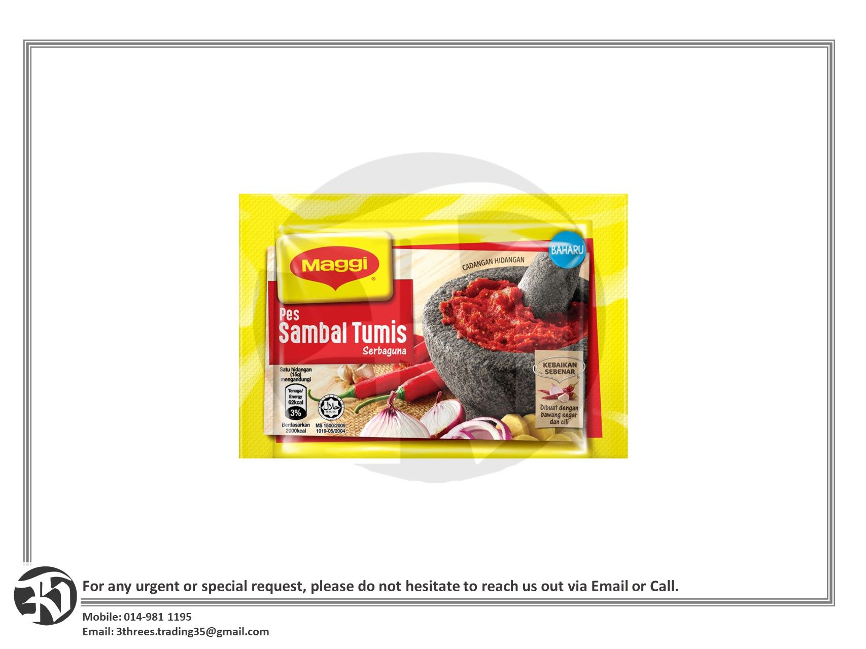 MAGGI SAMBAL TUMIS 60G
