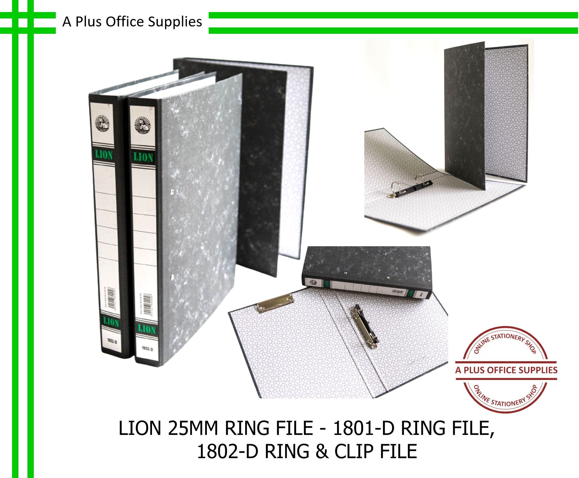 LION 25mm Ring File / Fail Kulit Keras