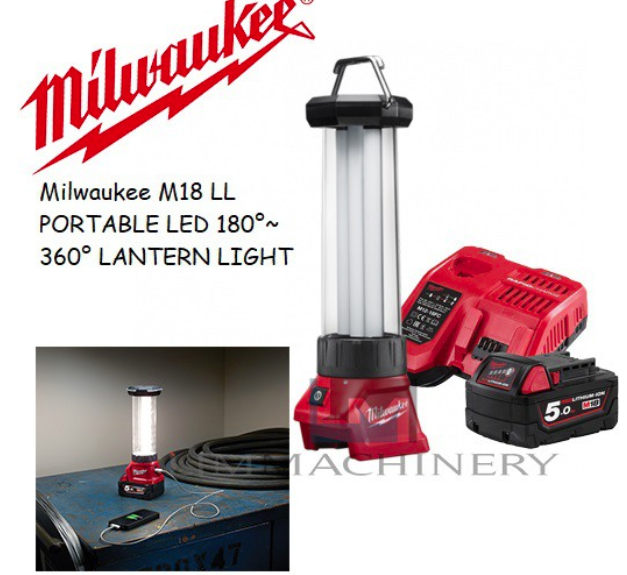 MILWAUKEE M18 LL-501B PORTABLE LED 180°~ 360° LANTERN LIGHT