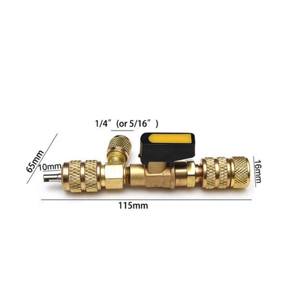 RobinOne VALVE CORE REMOVER TOOL SERVICE PORTS DUAL SIZE 1/4"5/16" HVAC/AC/SCHRADER REMOVAL