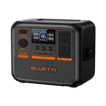 BLUETTI AC70P Portable Power Station (1000W/864Wh)