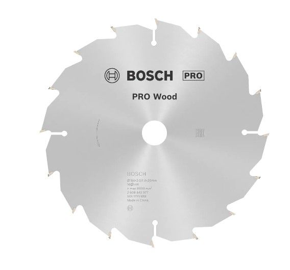 BOSCH PRO WOOD CIRCULAR SAW BLADE, 216 X 2.5 X 25.4 MM (2608642995)