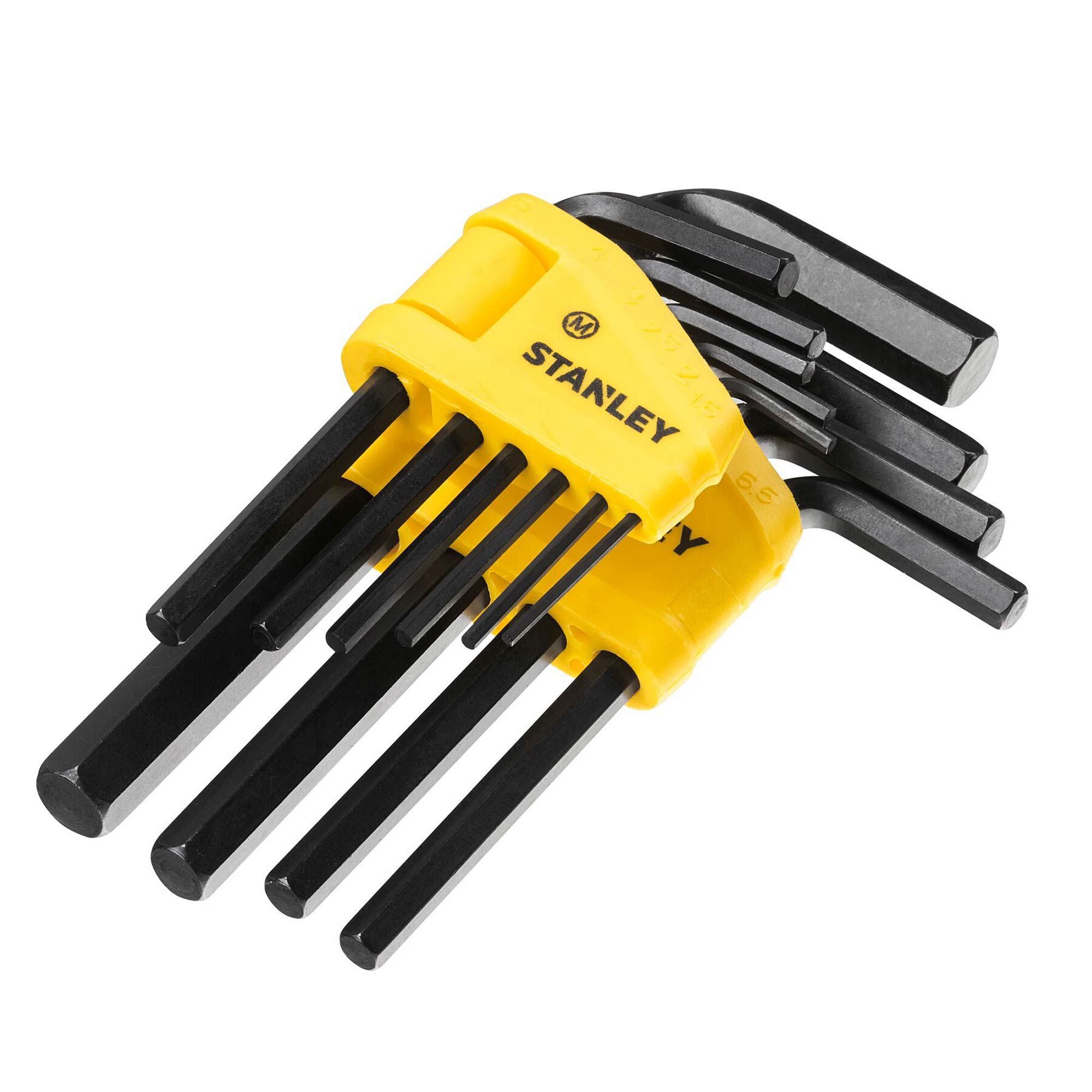 STANLEY 10PCS 1.5  10MM  ALLEN HEX KEY SET 69253