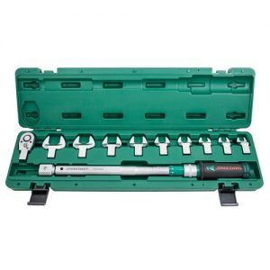 Jonnesway 11PCS 1/2″ DR. Torque Wrench & Open Ended Torque Inserts Set T30200NS