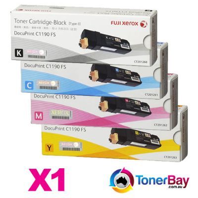 Fuji Xerox Toner Cartridge DocuPrint C1190 FS Yellow
