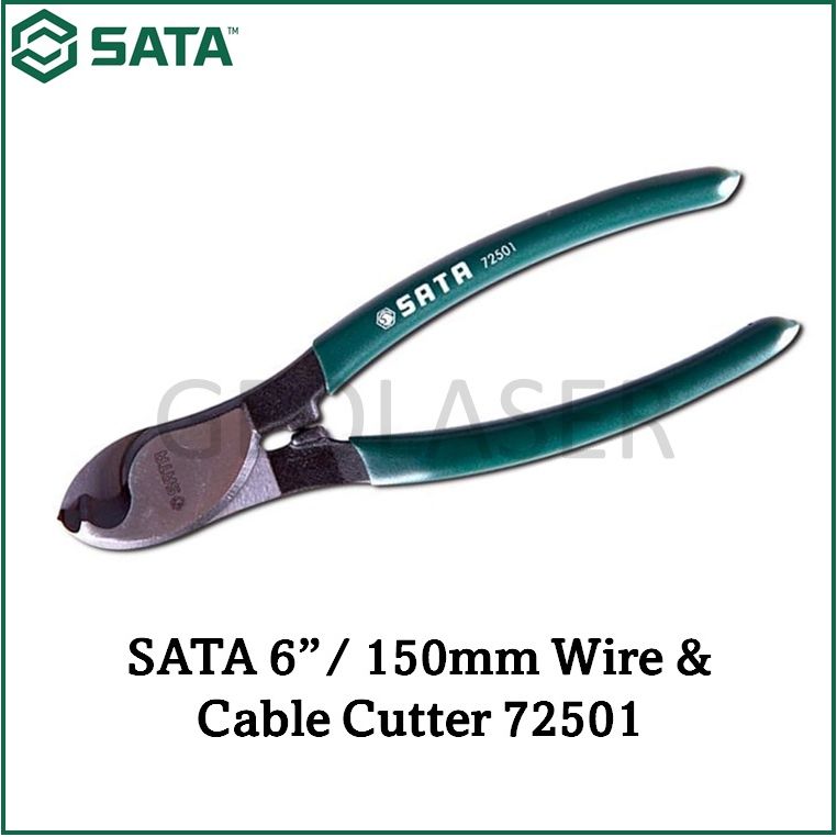 SATA 72501 WIRE AND CABLE CUTTING PLIERS 6"