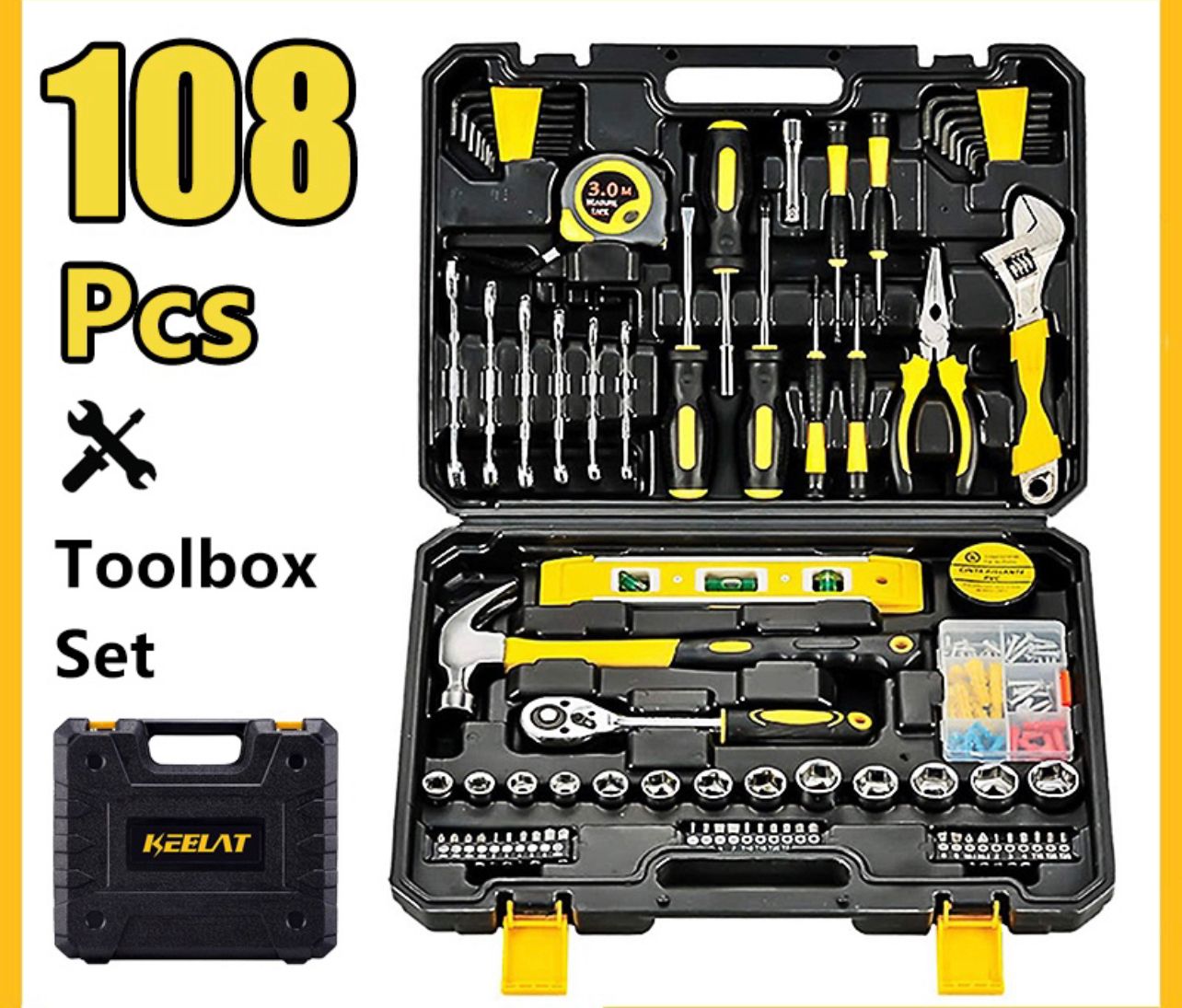 KEELAT Multifunctional Tools Box