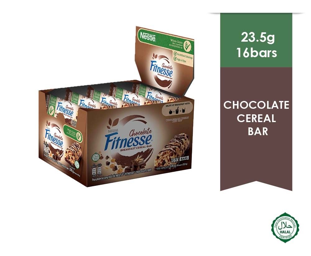 NESTLE FITNESSE Chocolate Cereal Bar (23.5g x 16pcs)