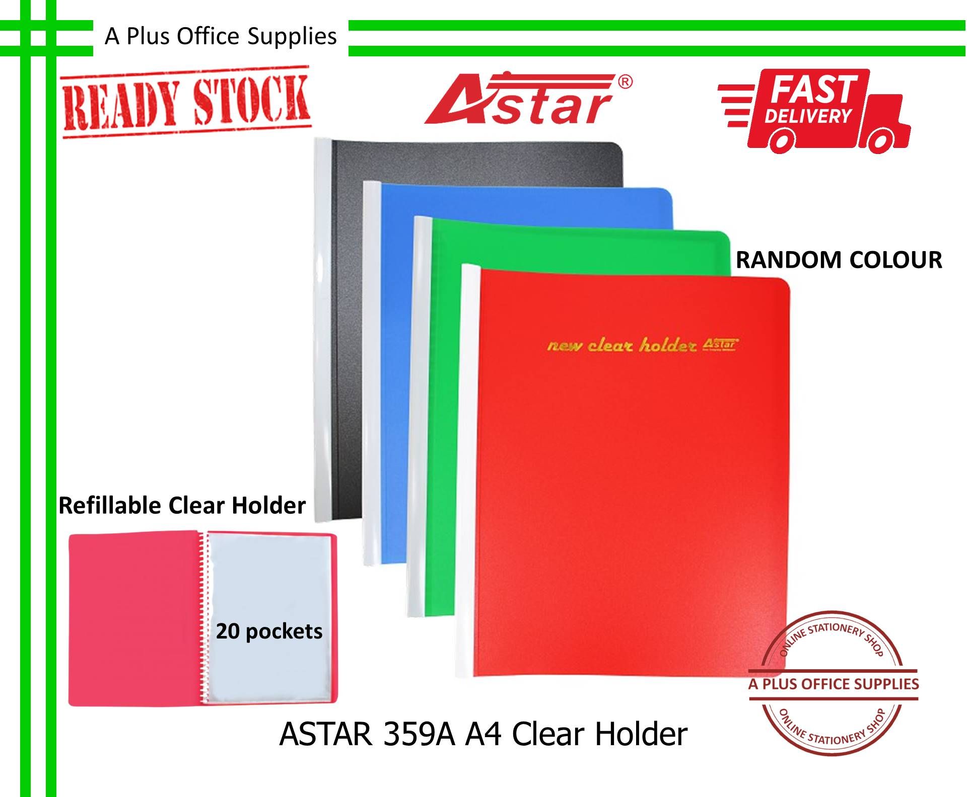 ASTAR Clear Holder 359A / Fail Penyimpan Dokumen