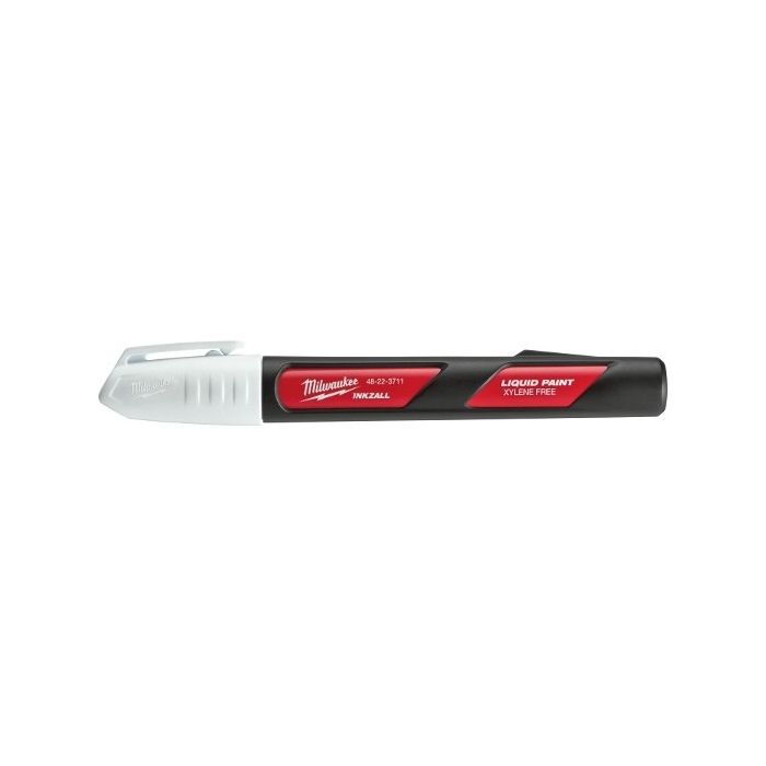 Milwaukee INKZALL™ WHITE LIQUID PAINT MARKER 48-22-3712