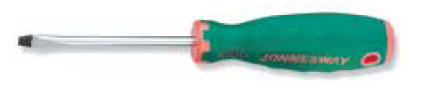 JONNESWAY ANTI-SLIP GRIP SCREWDRIVER SLOTTED TYPE, SIZE: 5.5X300MM