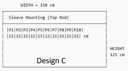 RFID Portal Isolation Curtains (Design C)