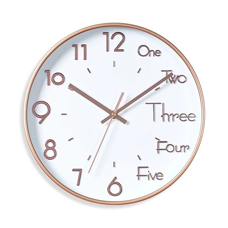 Quartz Movement 12inch Modern Silent Jam Dinding