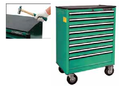 JONNESWAY 389PCS PROFESSIONAL MECHANIC TOOL SET W/8-DRAWER TOOL TROLLEY