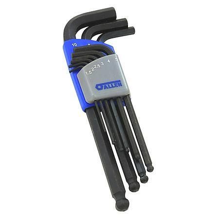 Allen 56606G 9 piece Hex Key Set, L Shape 1.5mm