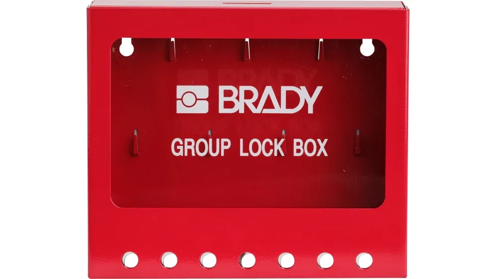 METAL GROUP LOCKOUT BOX