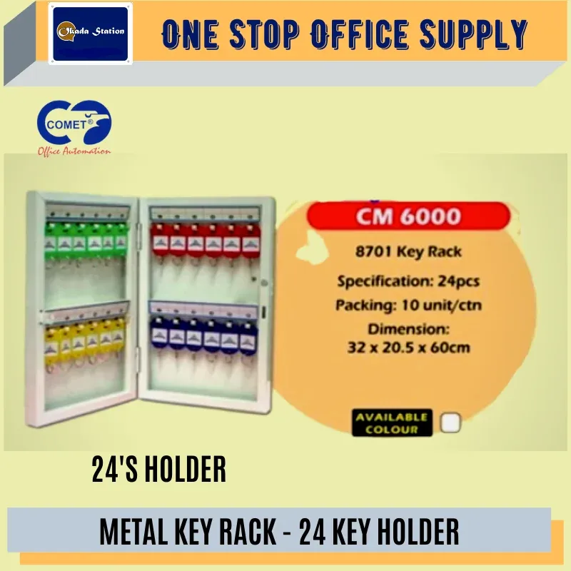 KEY RACK / HOLDER (12 - 48 KEYS) /COMET /Key Rack /Kay Holder