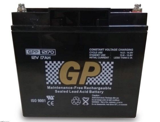 GP Battery 12V 17AH Rechargeable Sealed Lead Acid VRLA Battery