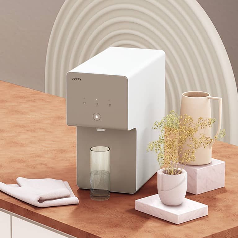 COWAY *COWAY TABLE TOP WATER PURIFIER 5L TANK CAPACITY (MODEL : CINNAMON P-6320R)