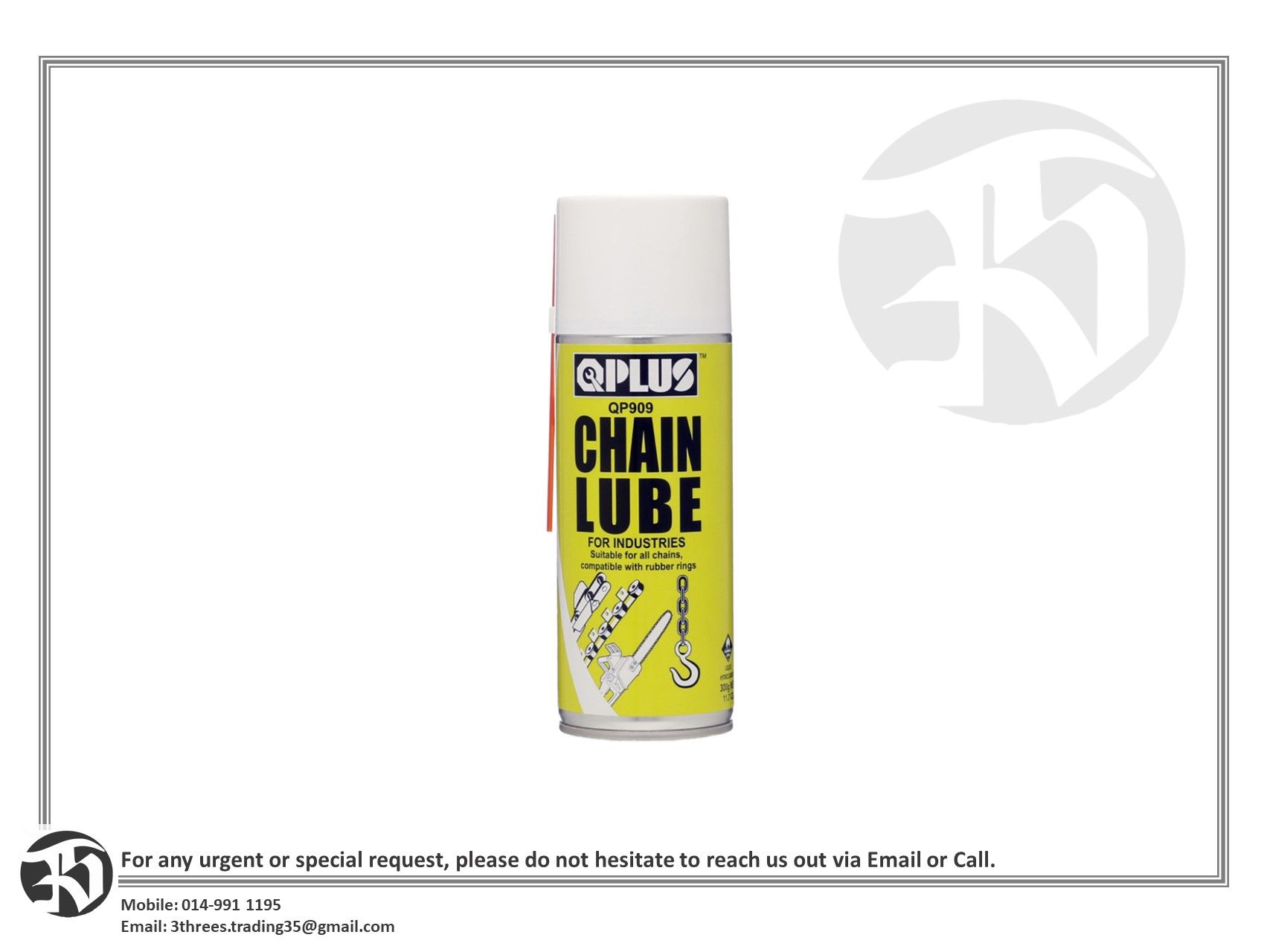 QPLUS QP909 Chain Lube 300g
