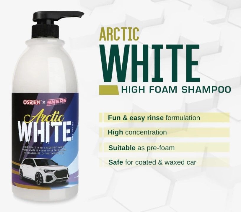 9ICE (OSREN X 9NERS) - ARCTIC WHITE AUTOMOTIVE SHAMPOO