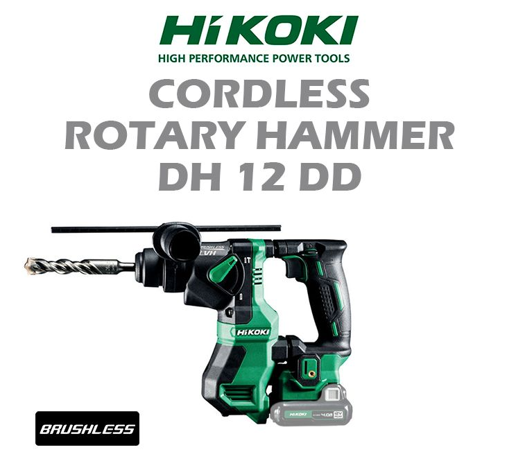HIKOKI CORDLESS ROTARY HAMMER DH12DD
